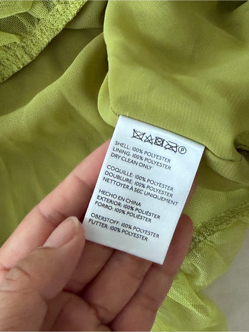 Betsey Johnson x Urban Outfitters Olive Green Slip Midi Dress with Tulle Hem - Picture 4 of 5